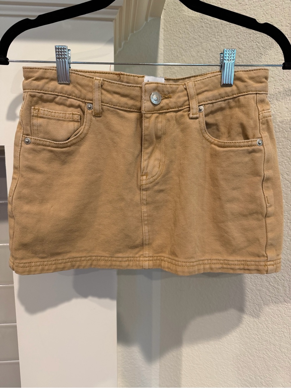 Princess Polly Tan Corduroy Mini Skirt